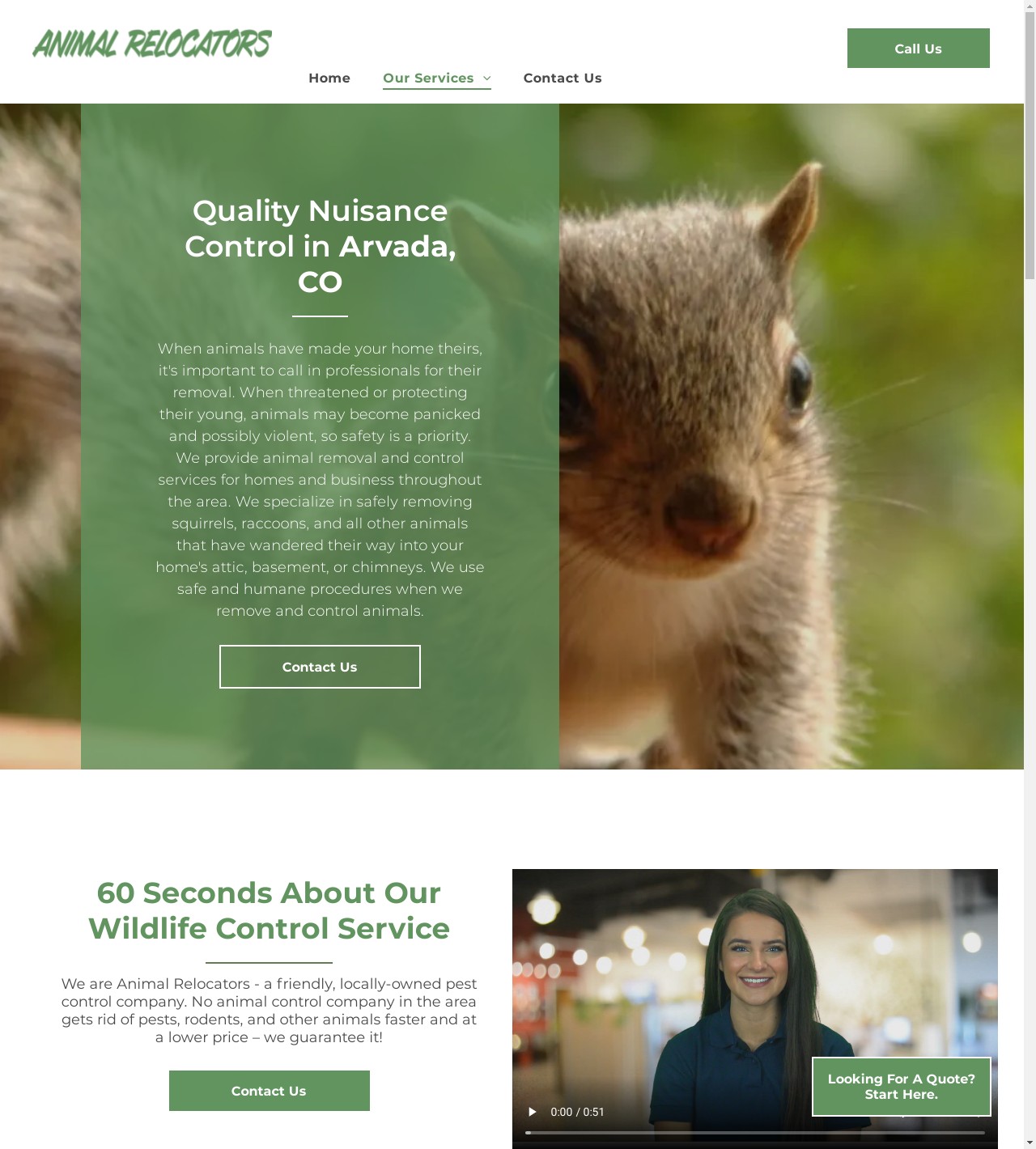 Arvada Wildlife Control