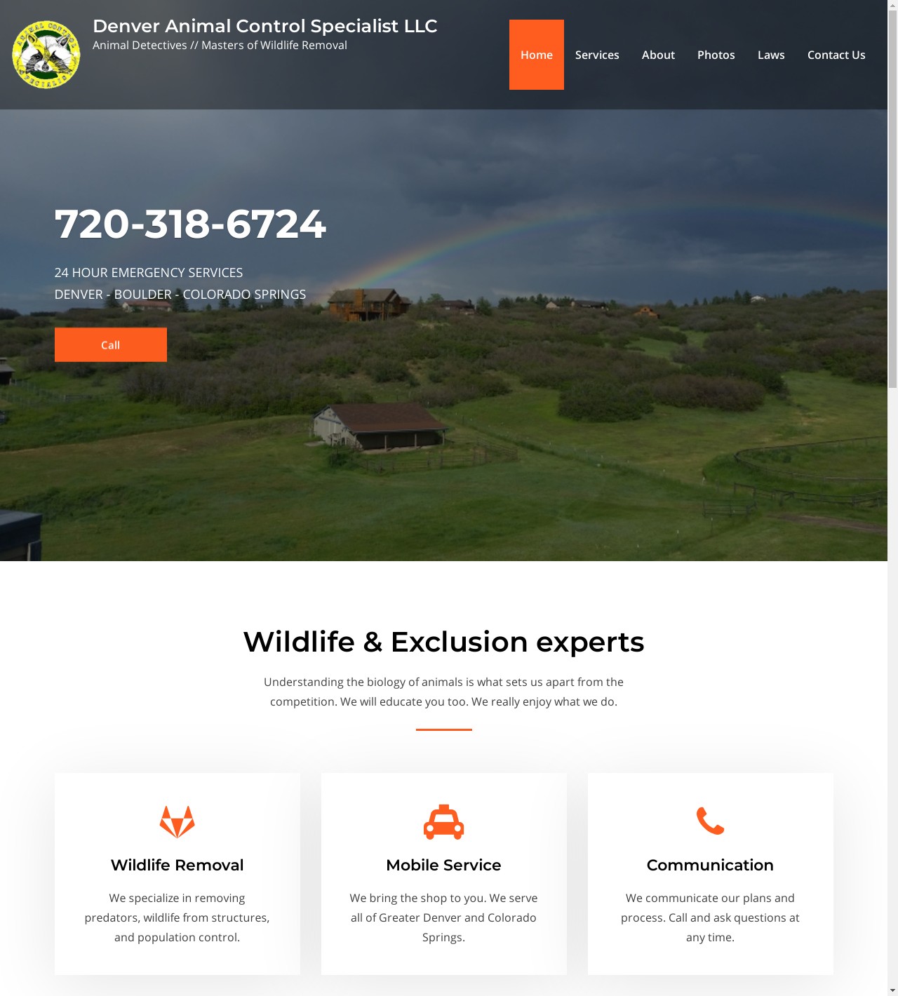 Arvada Wildlife Control