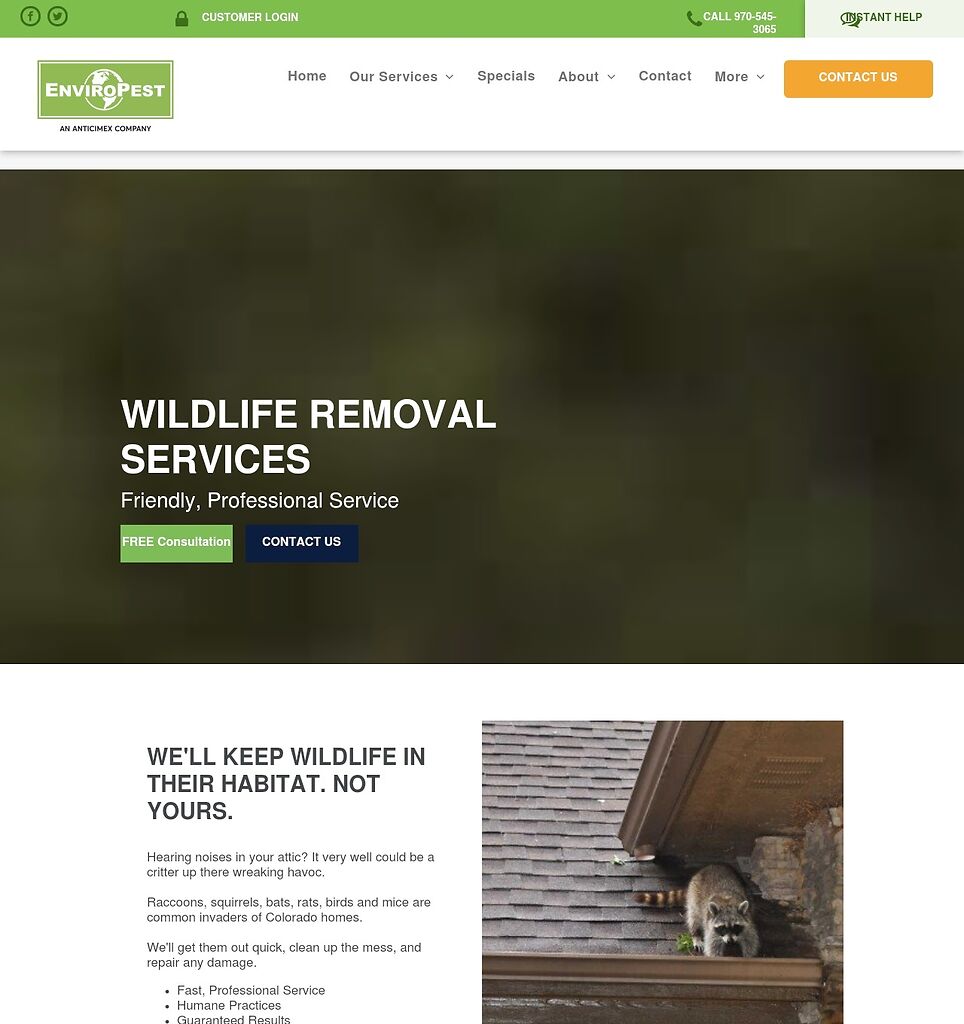 Colorado Springs Wildlife Control