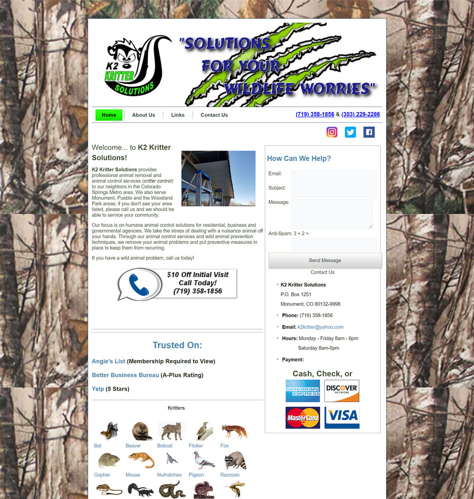 Colorado Springs Wildlife Control