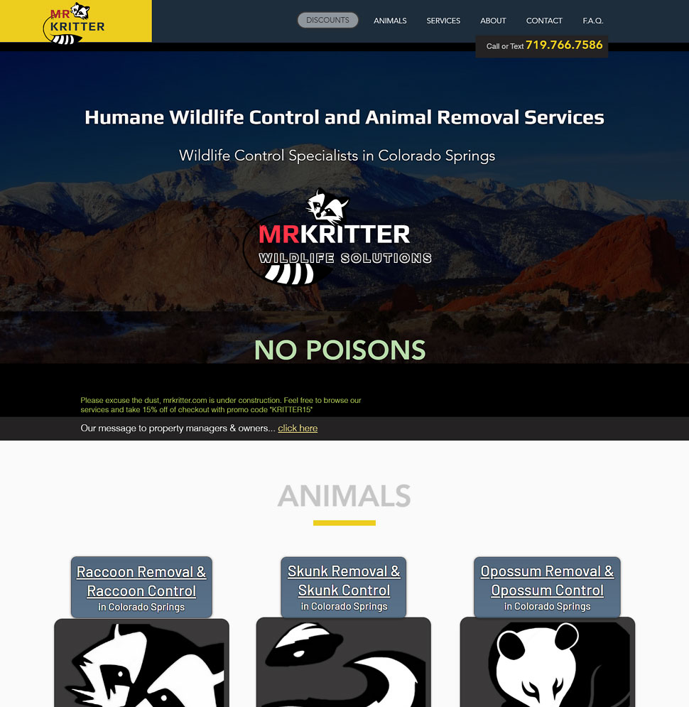 Colorado Springs Wildlife Control